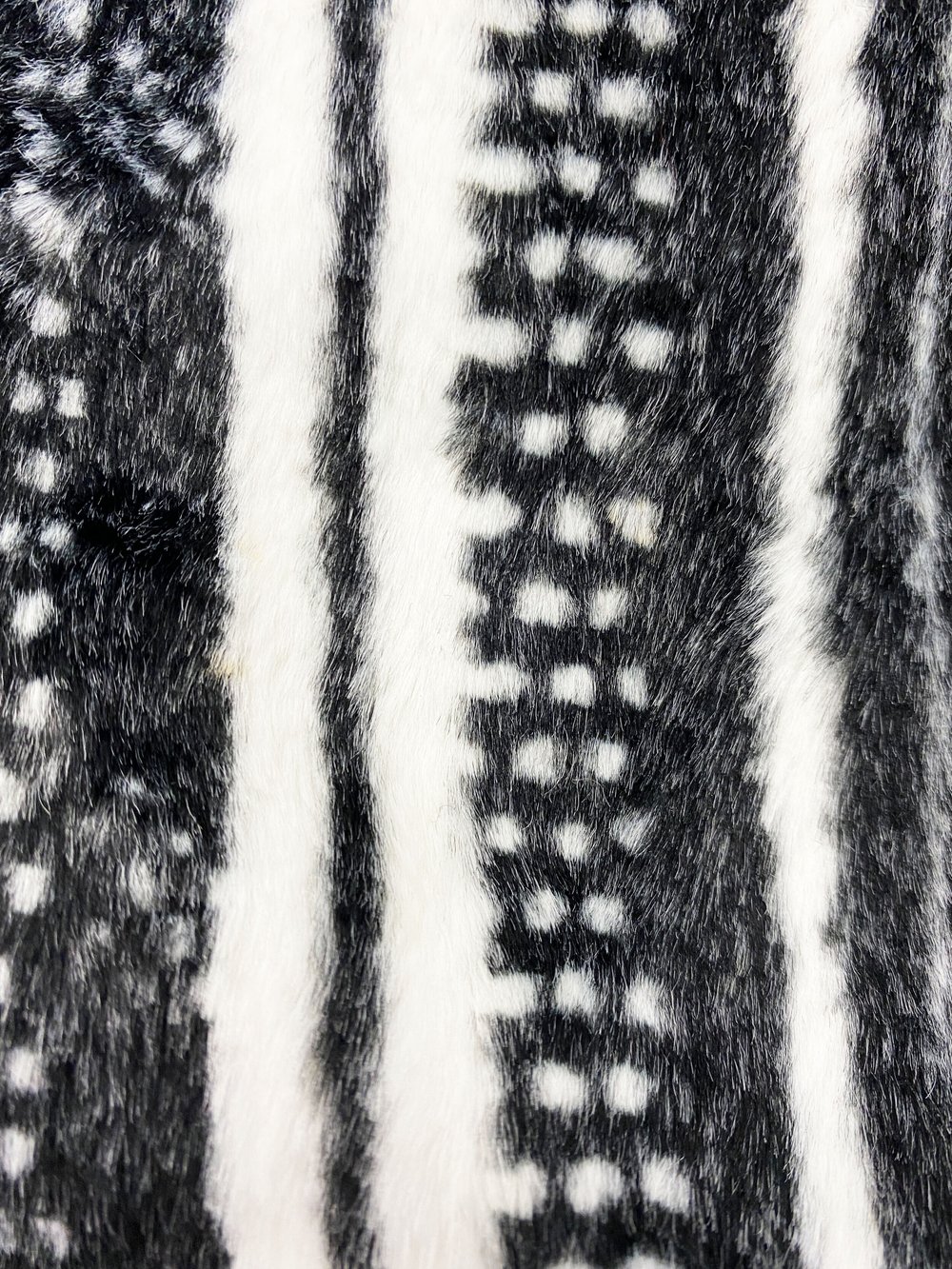 Gianni Versace Versus faux fur printed coat — JAMES VELORIA